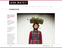 Tablet Screenshot of anamatey.com